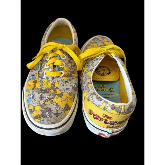 Van’s Era x The Simpsons Itchy & Scratchy Show Sneaker 5 Boys / 6.5 Women’s - Picture 1 of 13